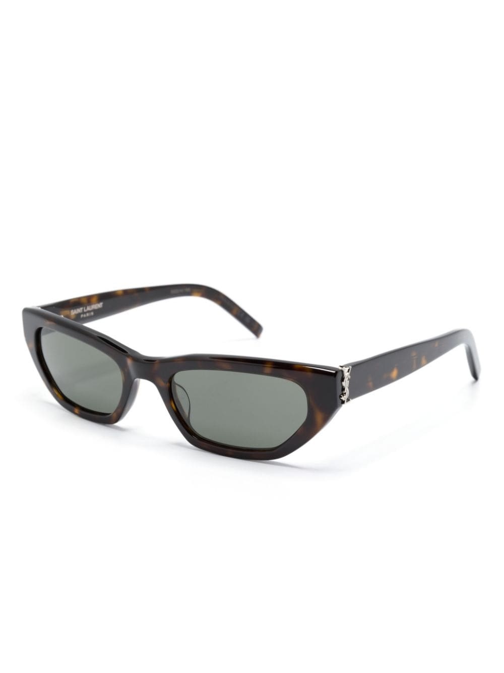 tortoiseshell-effect cat-eye frame sunglasses - 4