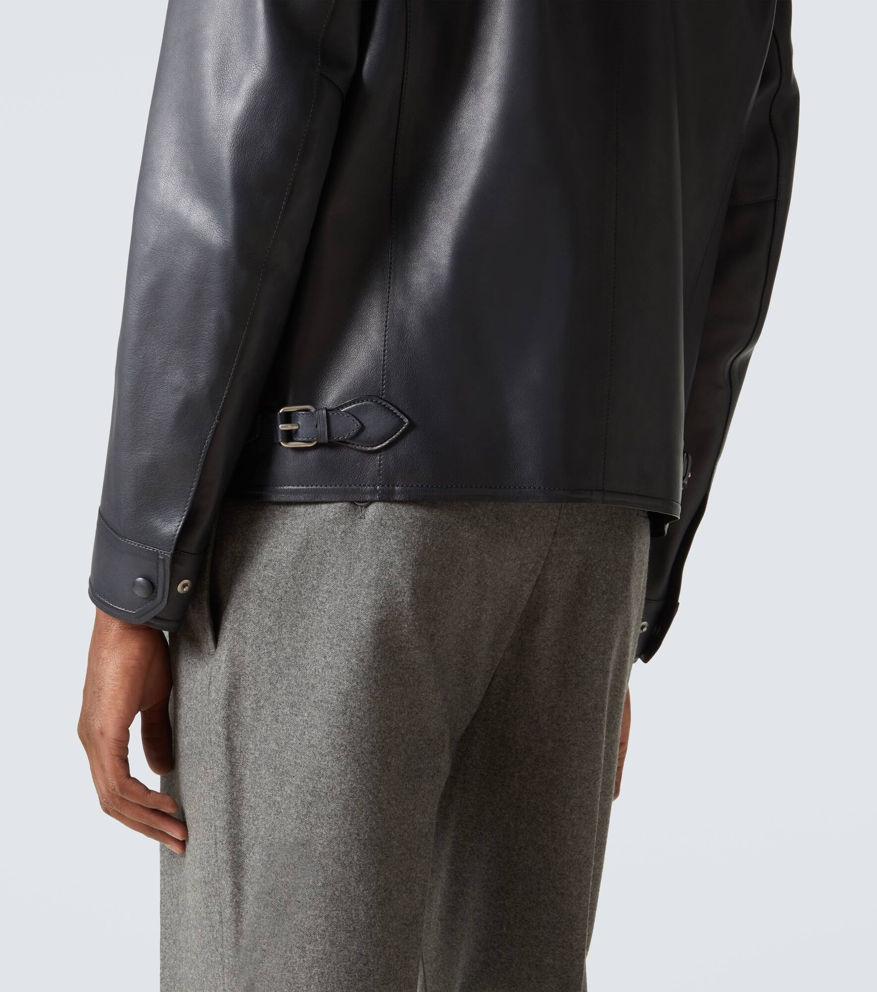 Patina 1 Jour leather blouson - 6