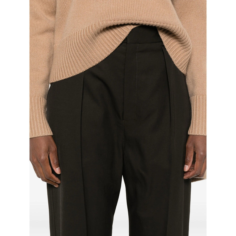 Lemaire Black Trousers - Straight Trousers Women - 2