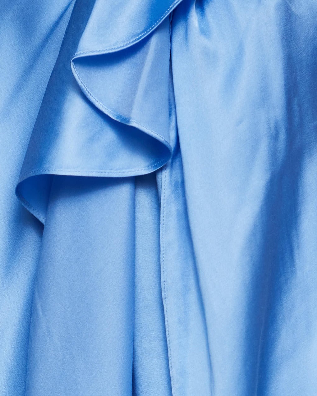 Blouse Halter Satin Blue - 6