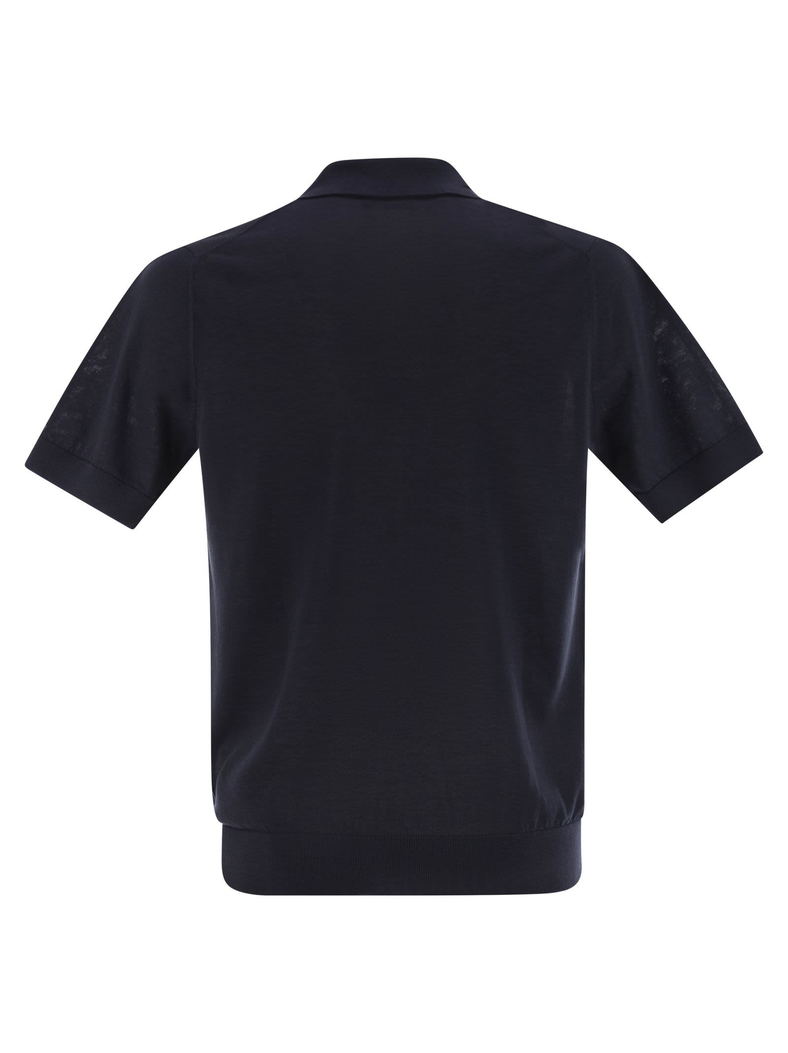 Peserico - Peserico Men Polo Shirt In Pure Cotton Yarn - 2