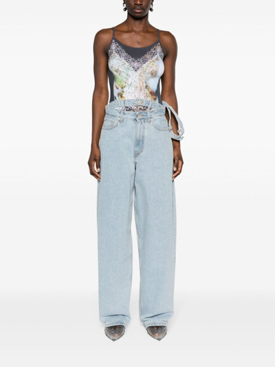 Y/Project high-rise wide-leg jeans outlook