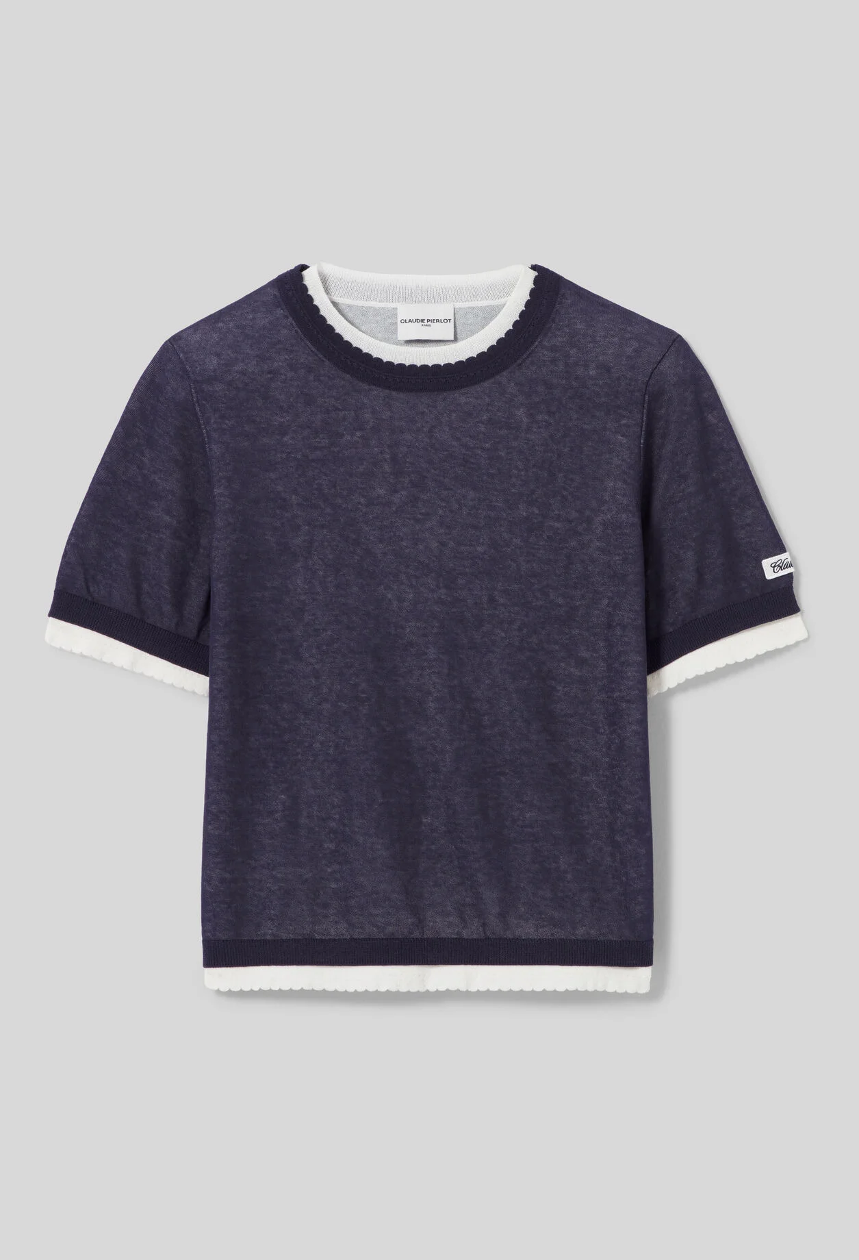 CONTRAST KNIT JUMPER - 1