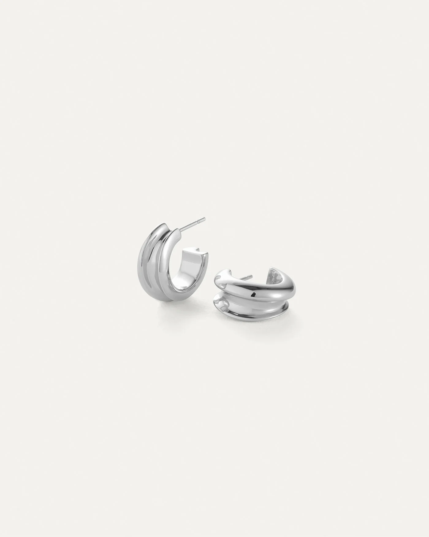 Mini Lennon Hoop Earrings - 1