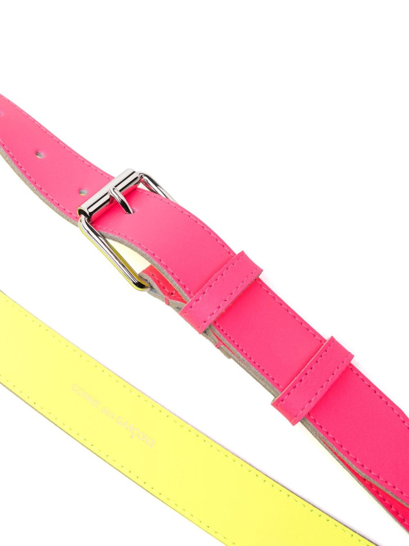 Comme Des Garçons Super Fluo leather belt outlook