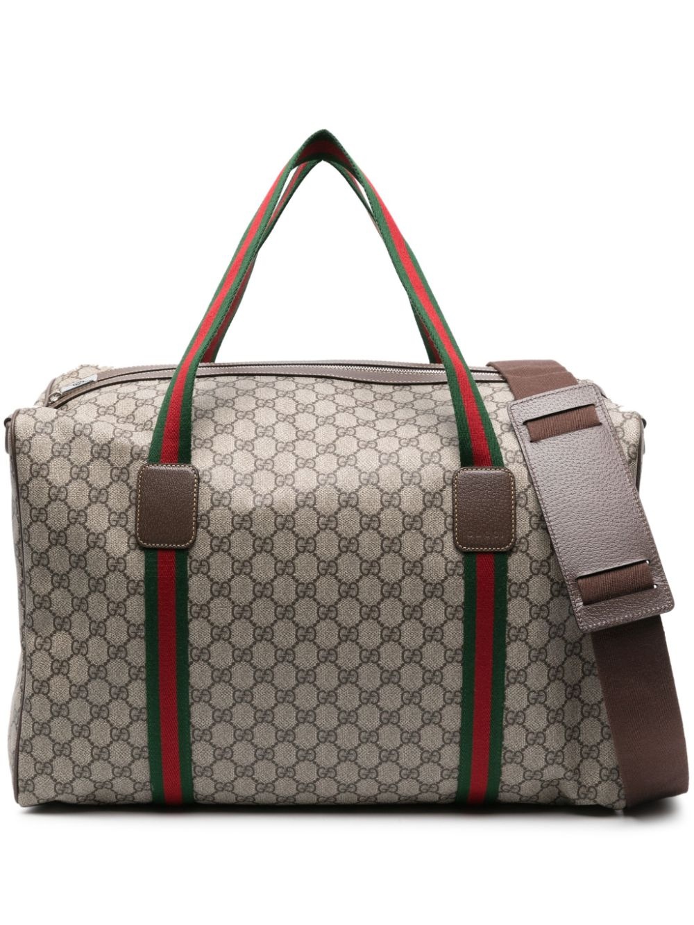 large GG Supreme Canvas duffle bag - 1