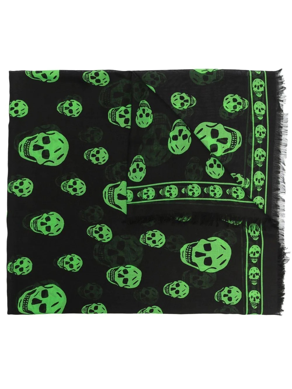 skull-print scarf - 1