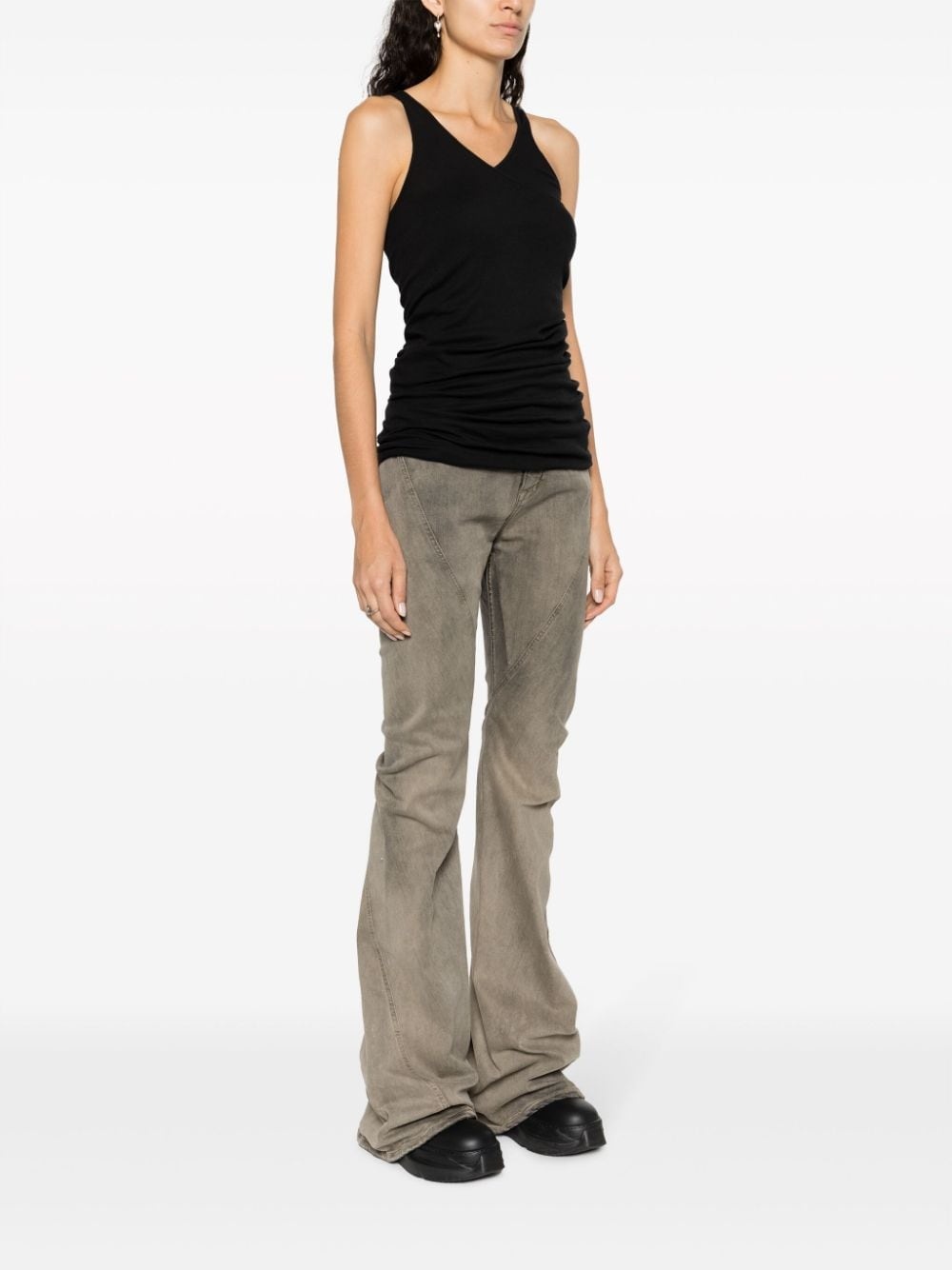 V-neck cotton tank top - 3