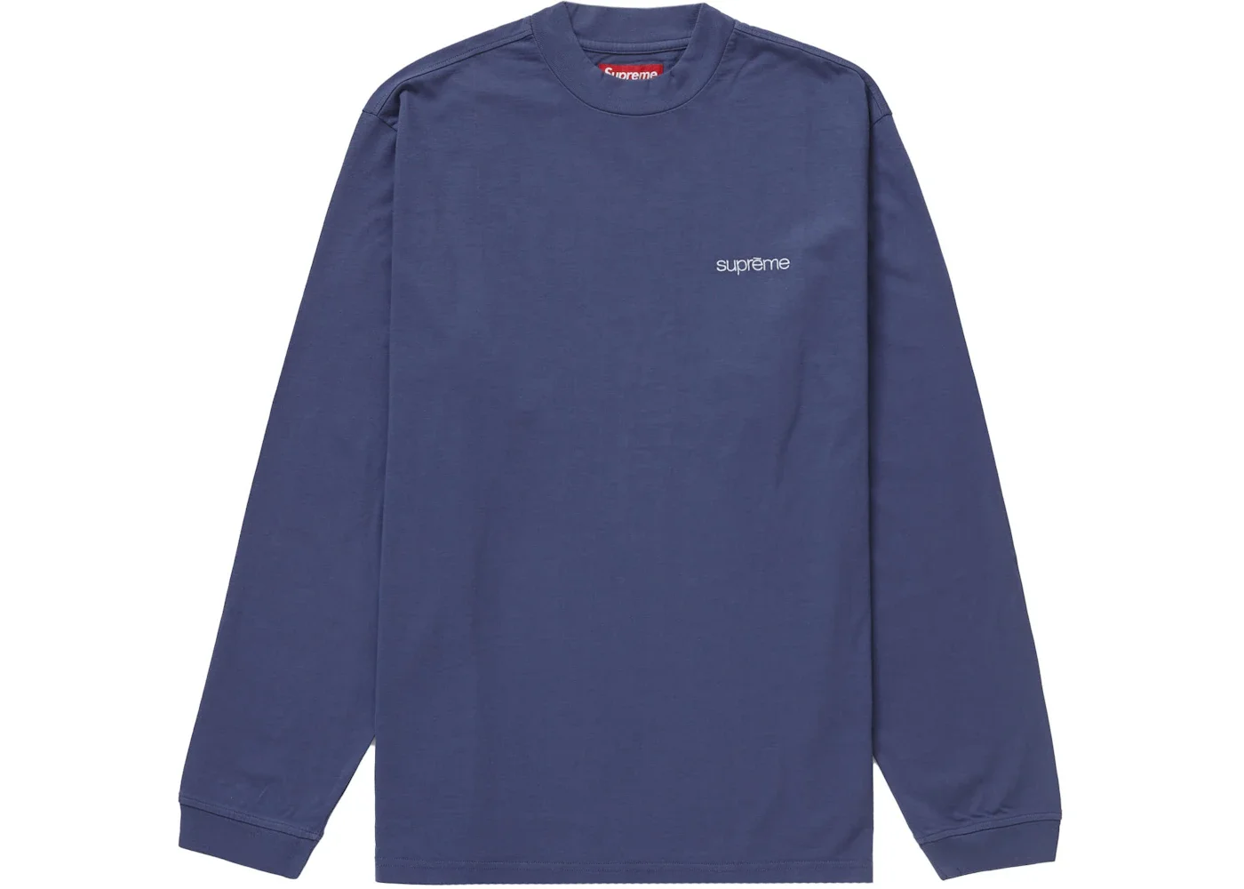 Supreme Mock Neck L/S Top (FW23) Navy - 1