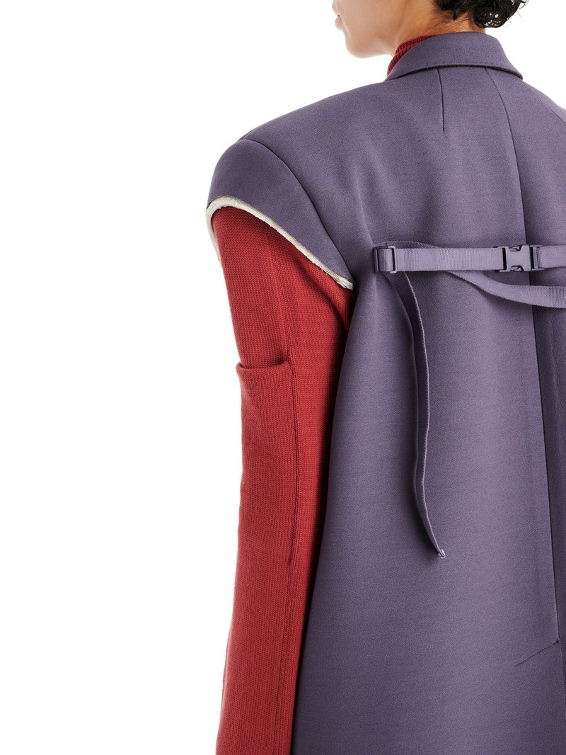 Jumbo Tatlin Coat in Purple 5