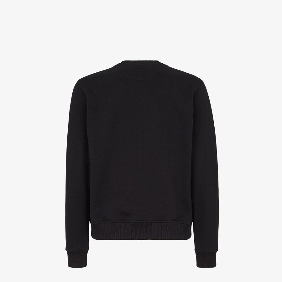 Black jersey sweatshirt - 2