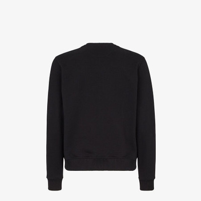 FENDI Black jersey sweatshirt outlook