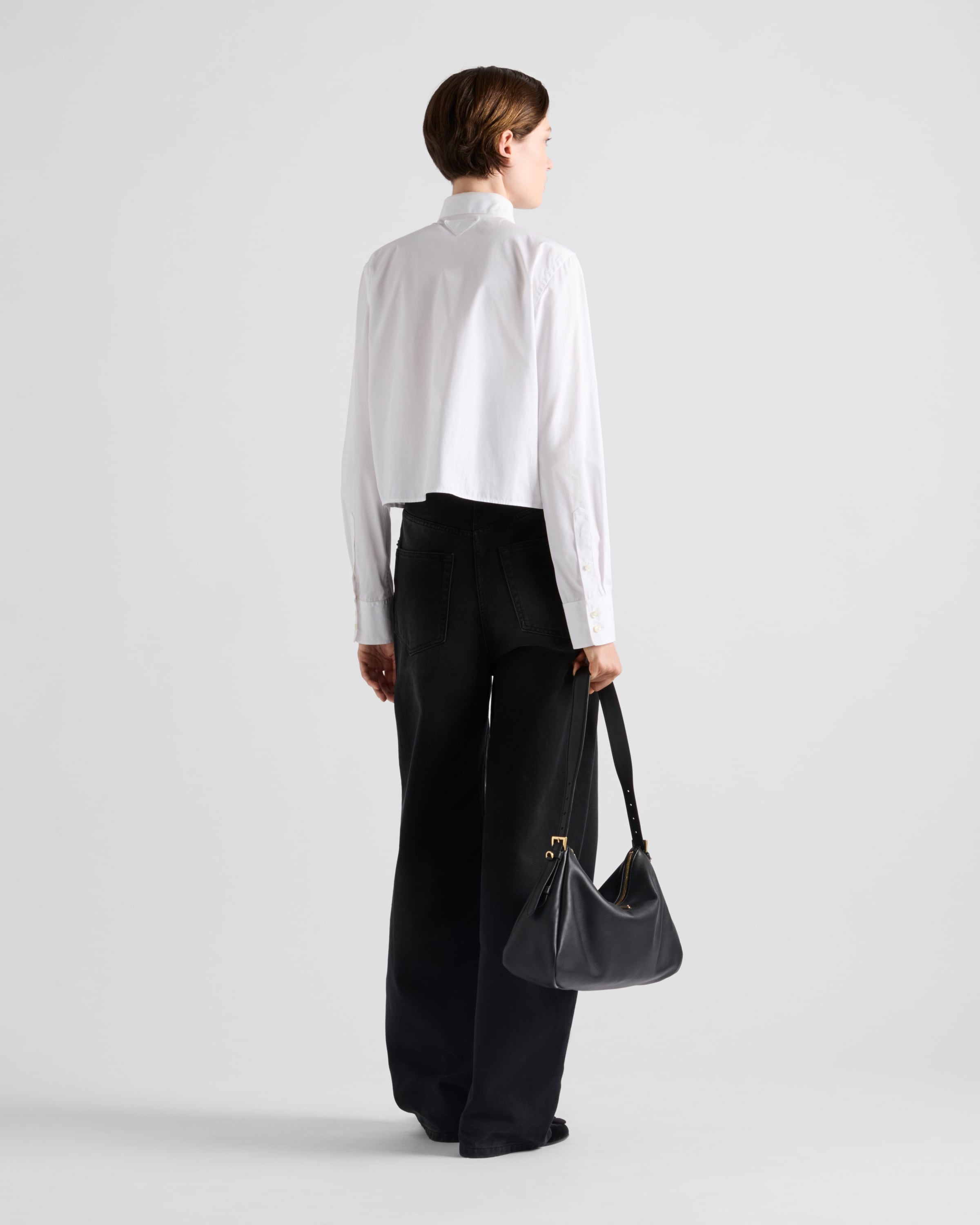 Embroidered poplin shirt - 5
