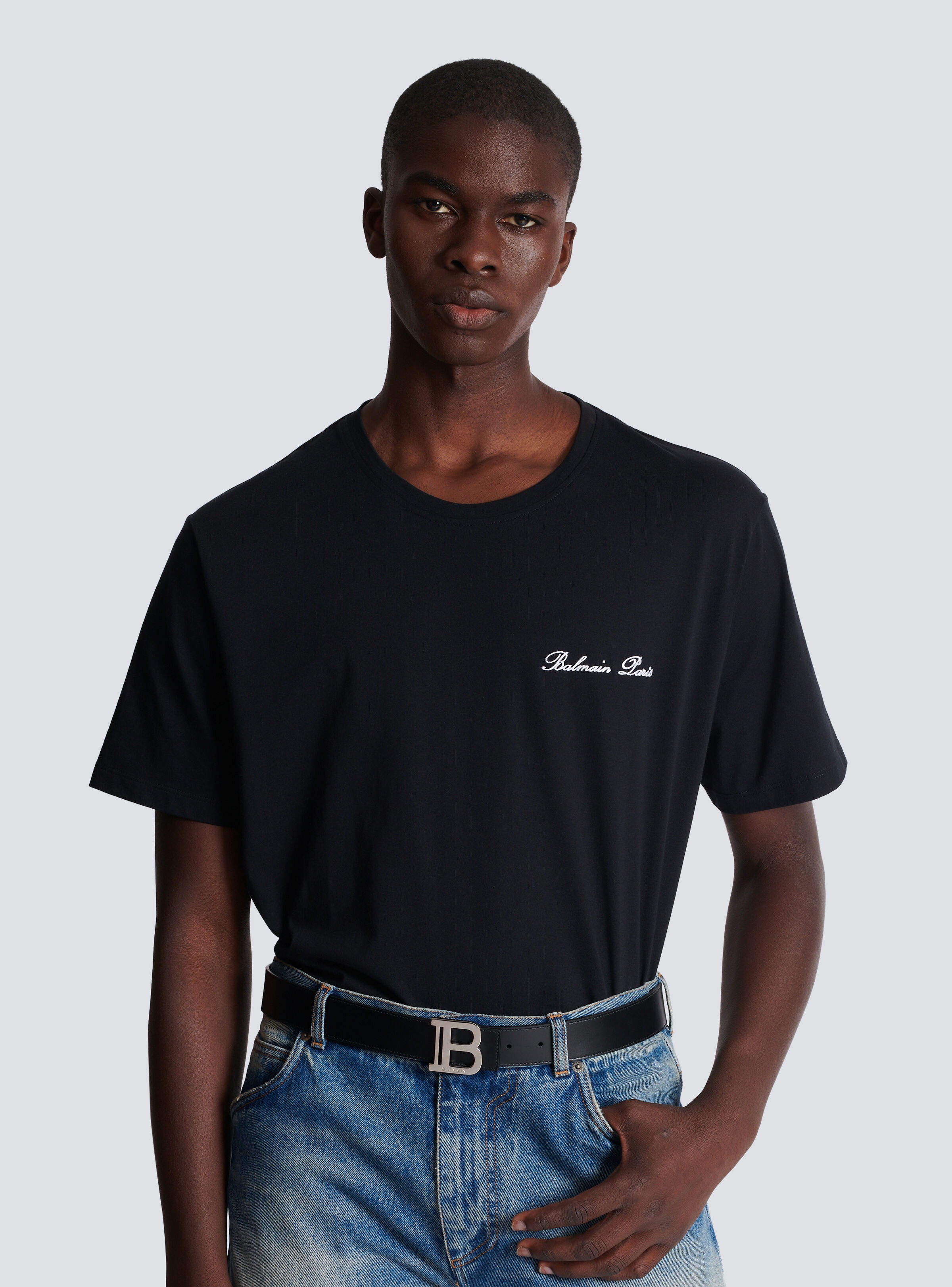 Reversible leather B-Belt - 6