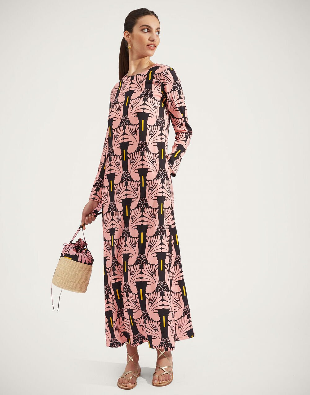 Long Sleeve Swing Dress - 5