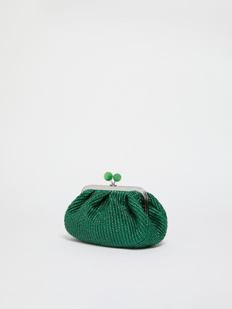 WEEKEND Max Mara PALMAS Small raffia-effect Pasticcino Bag outlook
