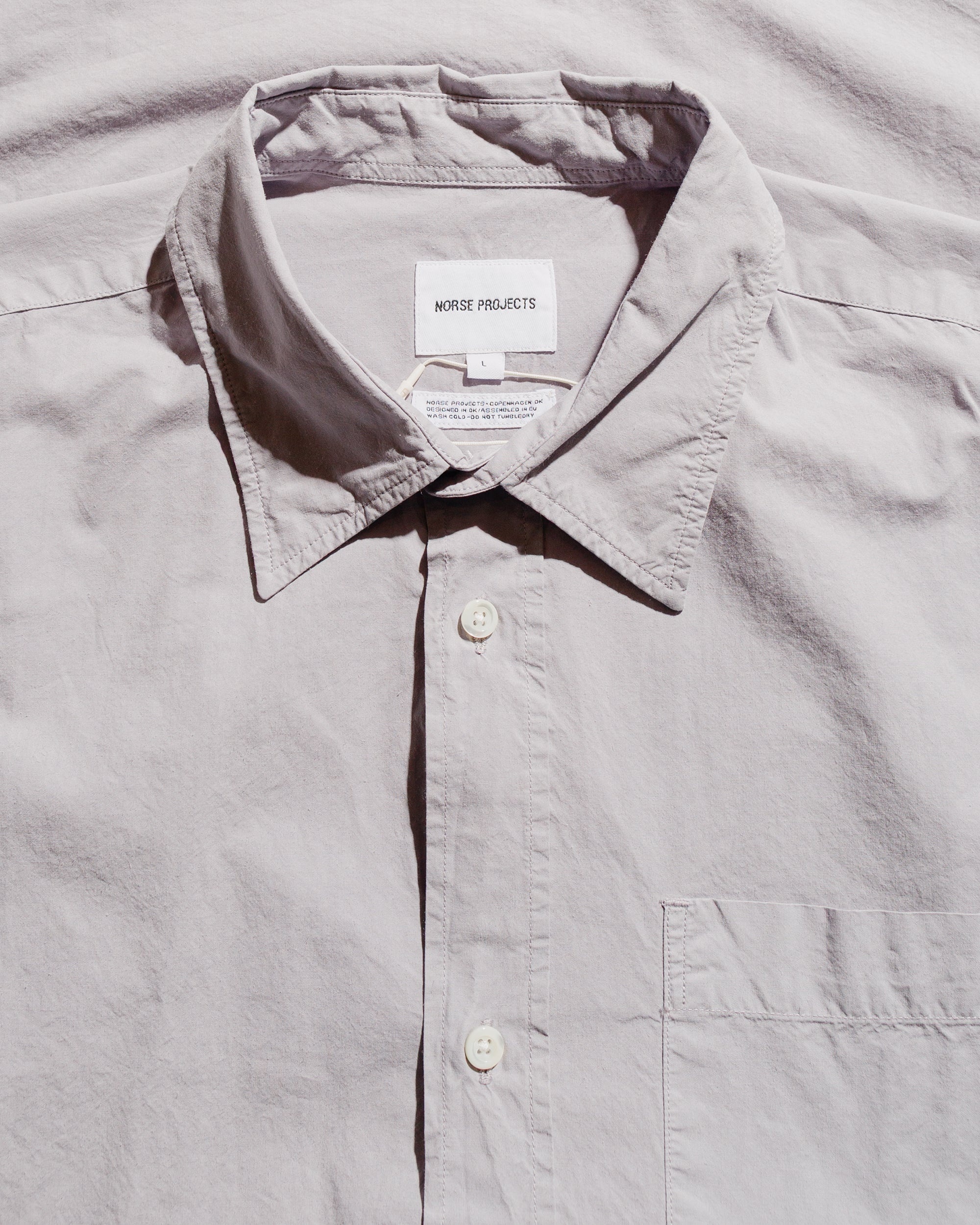 Mo Cotton Tencel Shirt Crocus Purple - 5