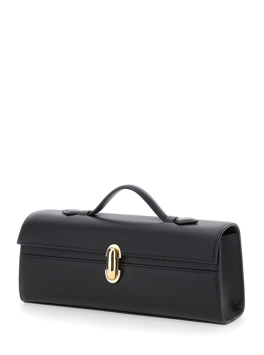 Savette Women Slim Symmetry Pochette In Grained Calf Leather - 2