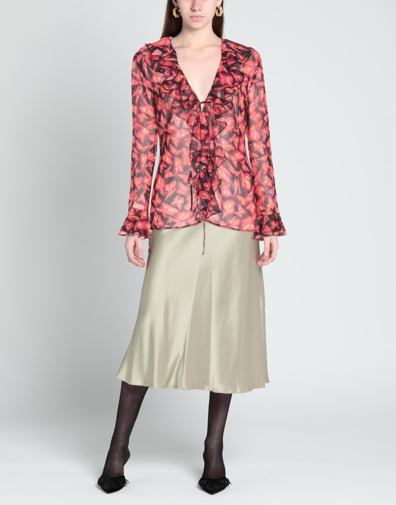 Fuchsia Women's Patterned Shirts & Blouses - 2