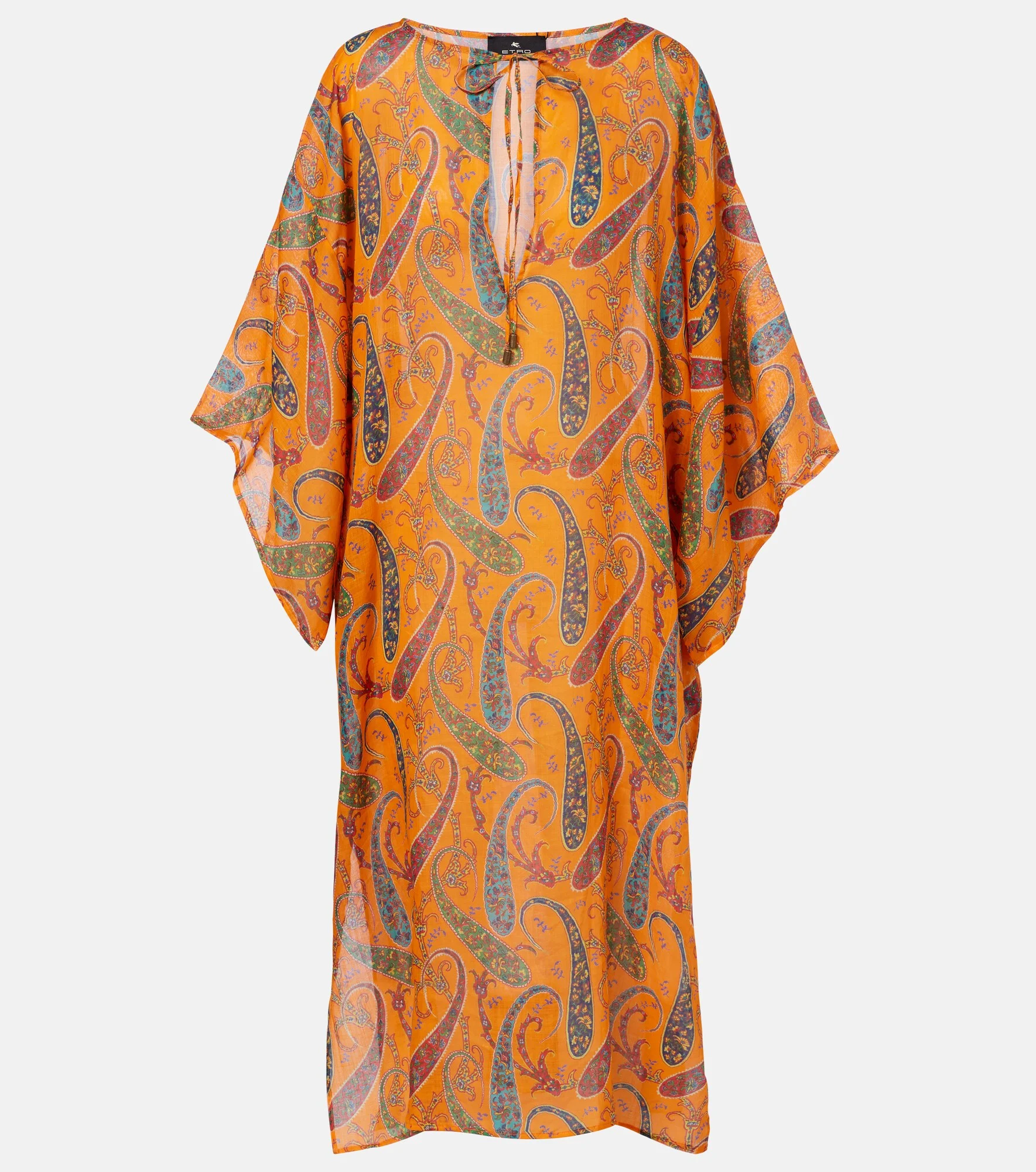 Paisley ramie kaftan - 1