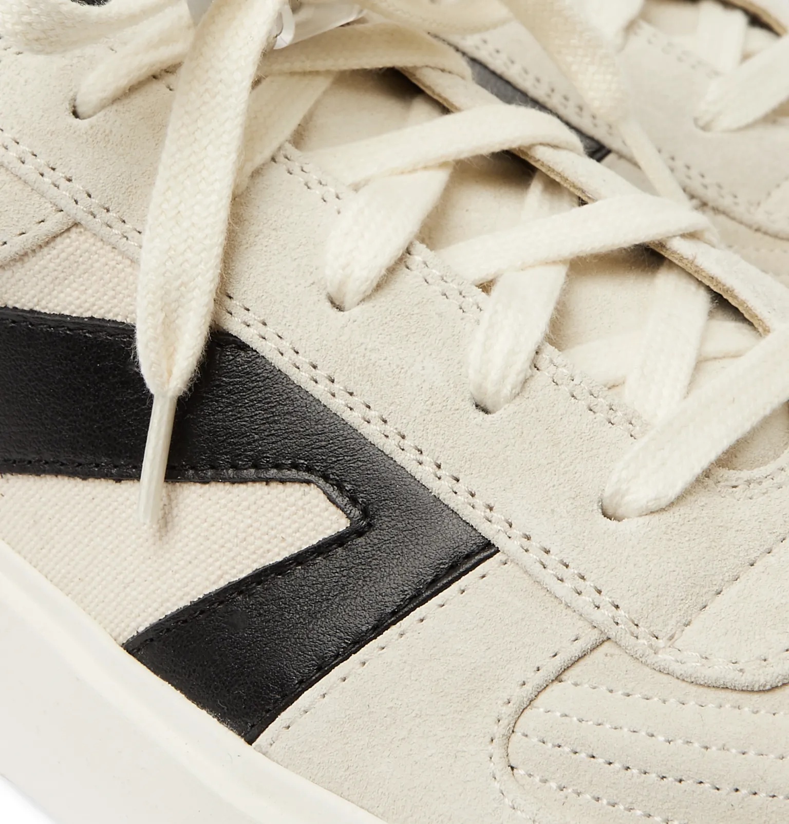 Suede, Leather and Canvas Sneakers - 7