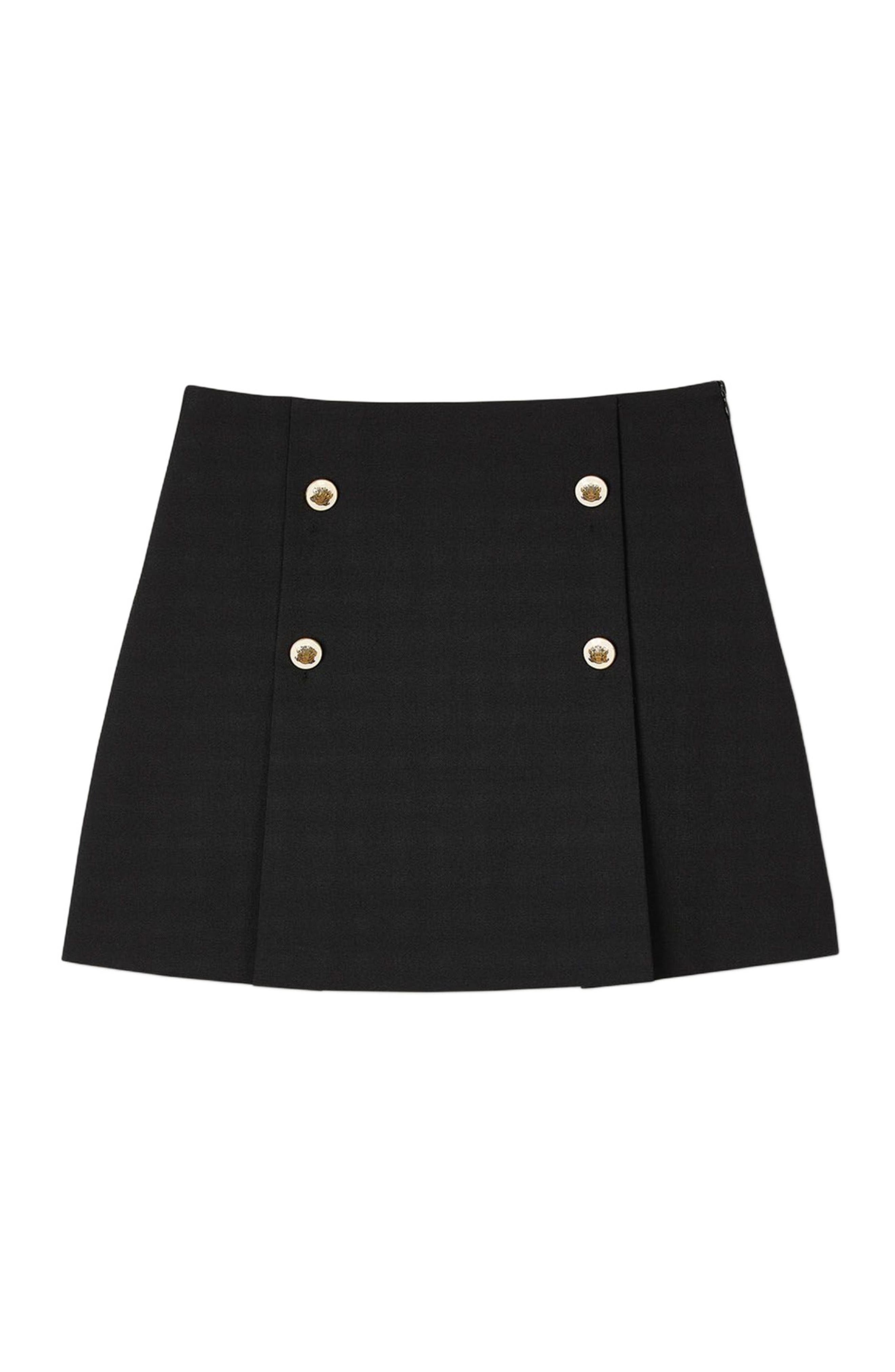 SANDRO Short pleated skirt in Black at Nordstrom - 5