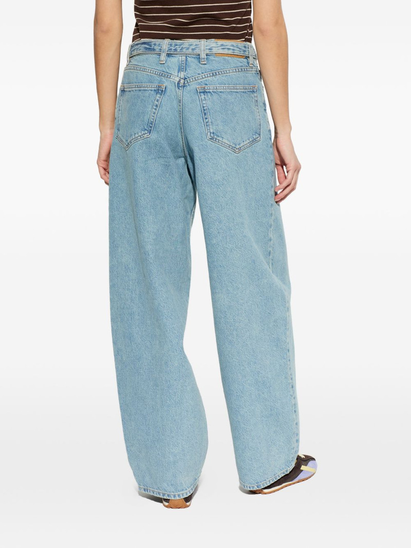 Saharper belted denim jeans 4