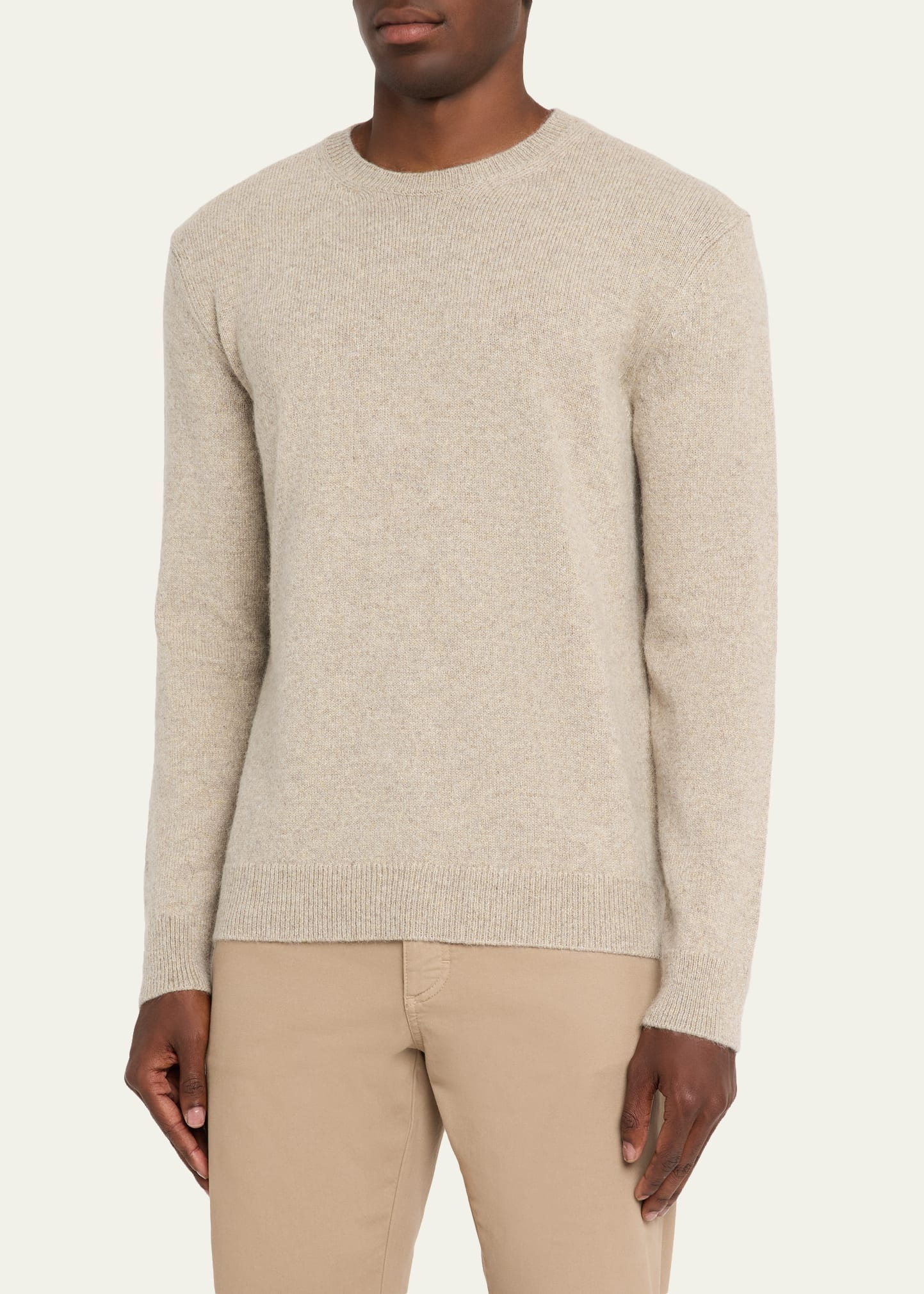 Men's Ares Alpaca-Blend Crewneck Sweater - 4