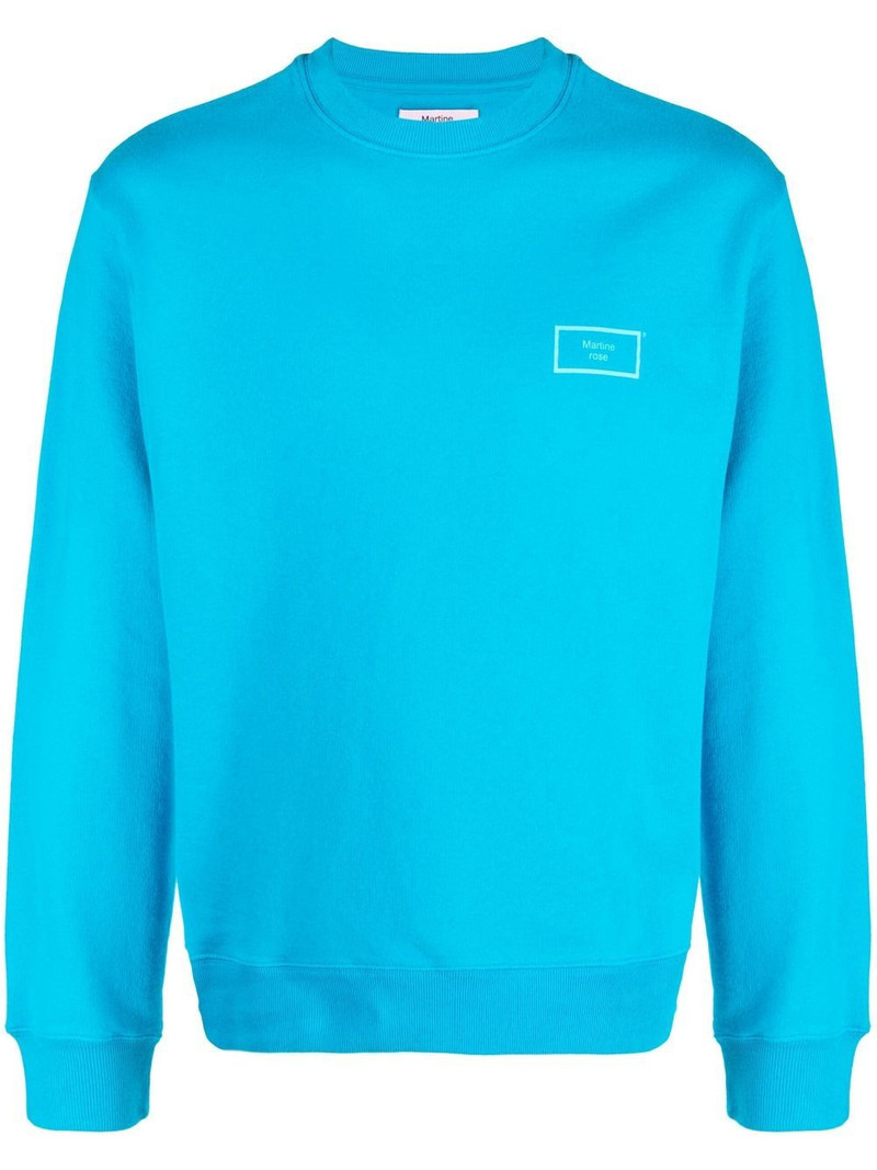 logo-print crew-neck sweatshirt 1