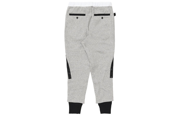 Men's Nike x Sacai Crossover Knit Bundle Feet Sports Pants/Trousers/Joggers Us Edition Gray CW2187-0 - 2