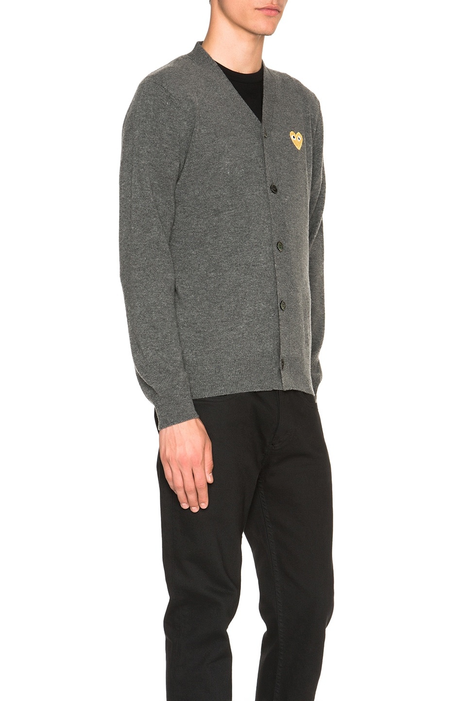 Cardigan with Gold Emblem - 4