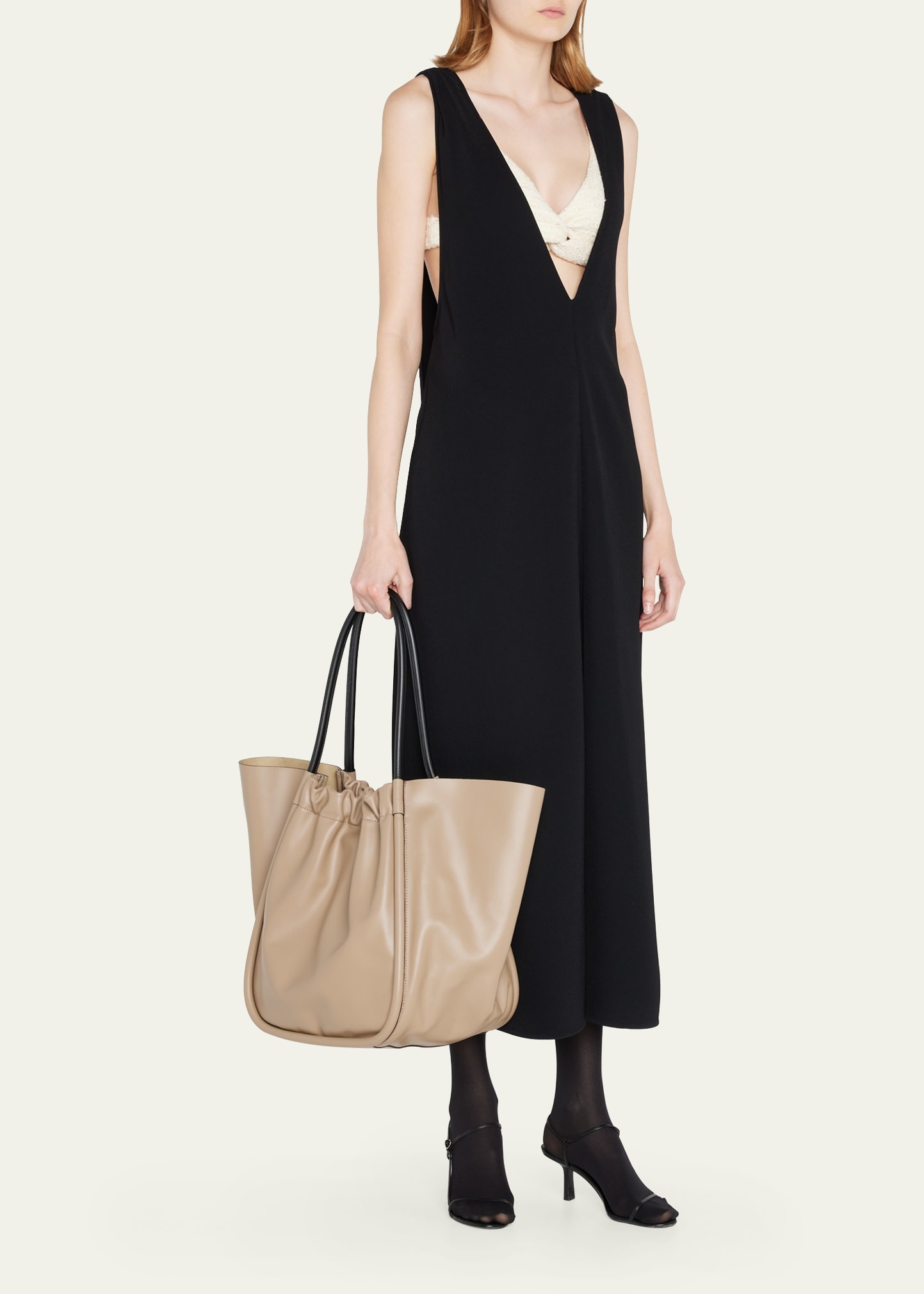 XL Ruched Tote Bag - 5