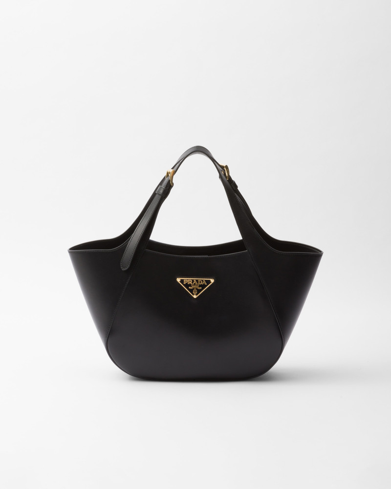 Prada medium leather tote bag 1