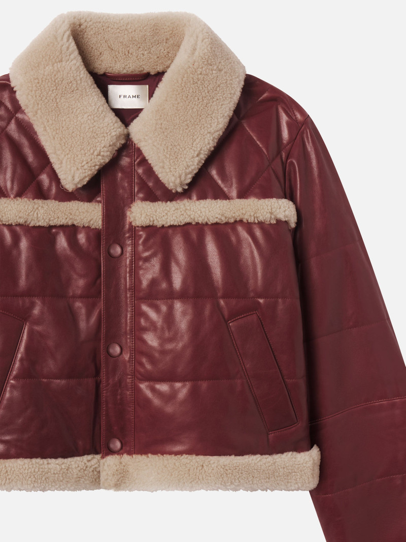 FRAME The Shearling Bomber outlook