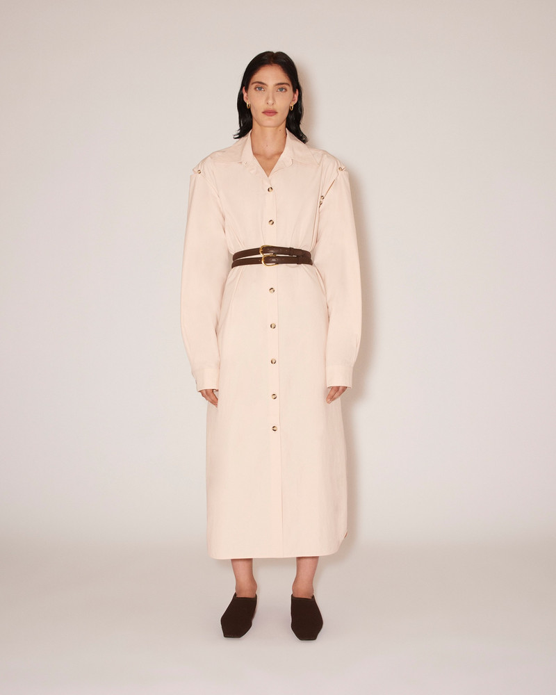 Nanushka HORACE - Vegan nappa belt - Brown outlook