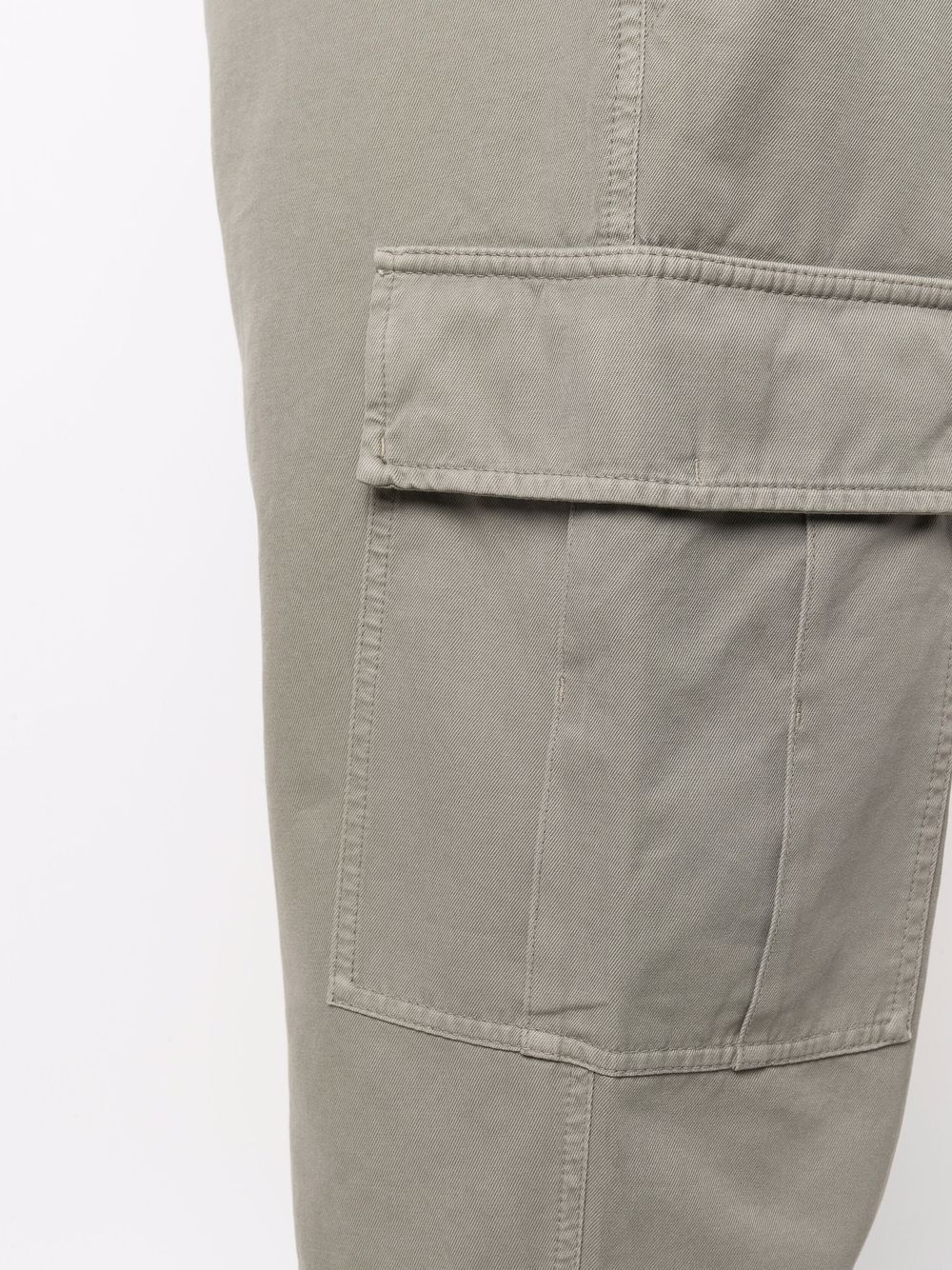 high-waisted cargo trousers - 5