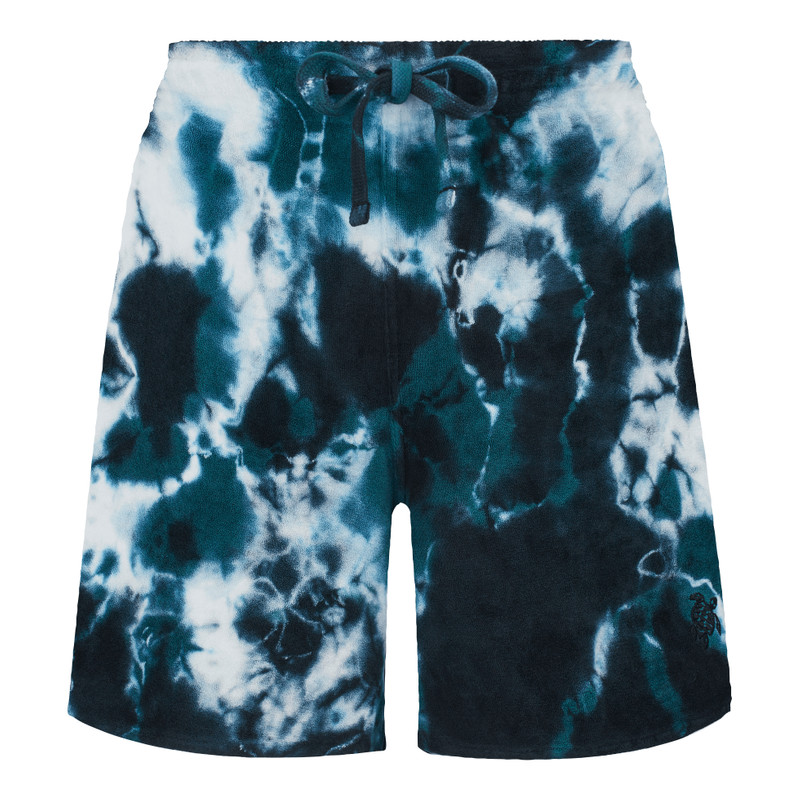 Women Terry Shorts Rough Ocean Tie & Dye 1