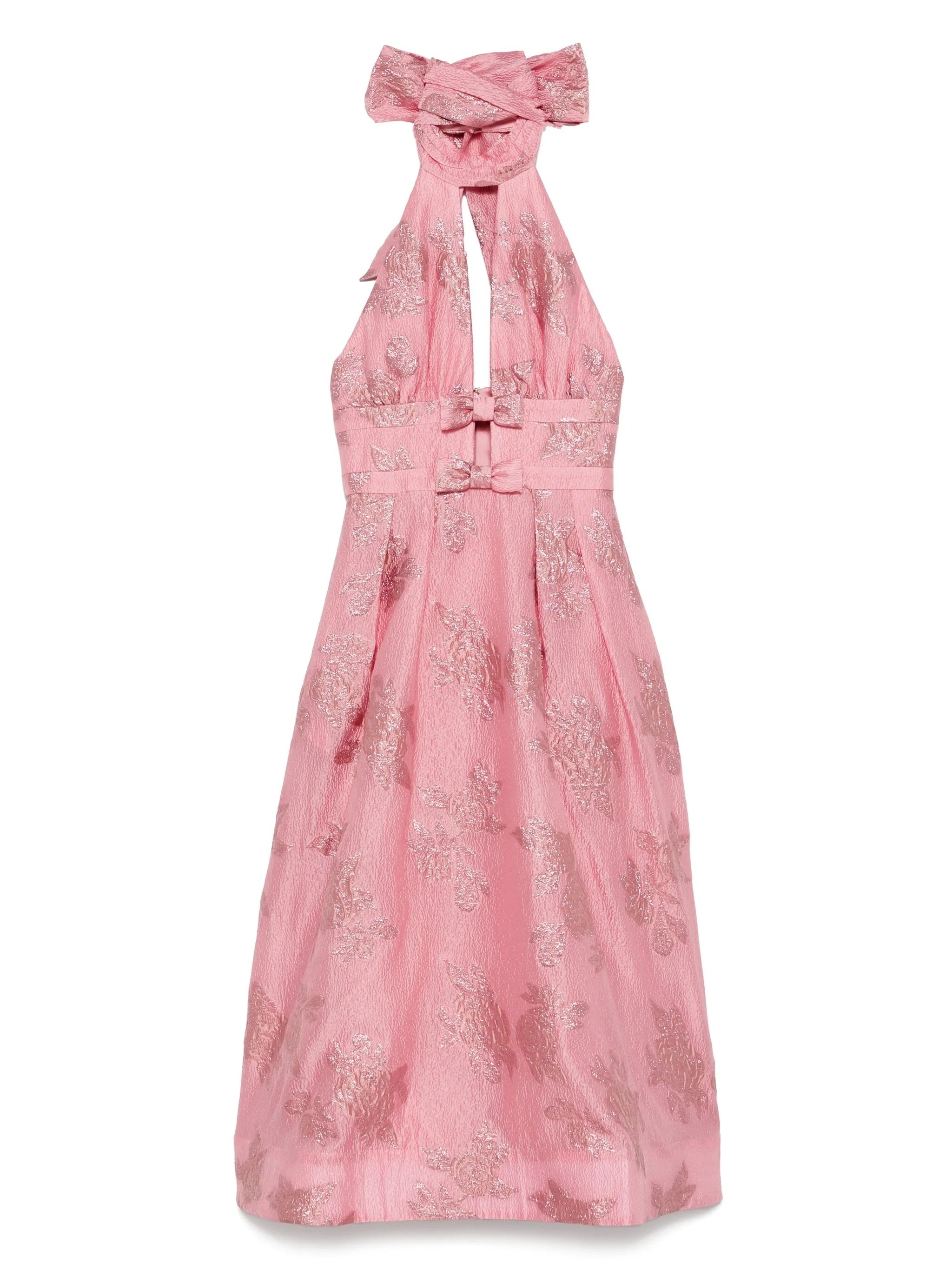 Floral-embroidered Dress - 1
