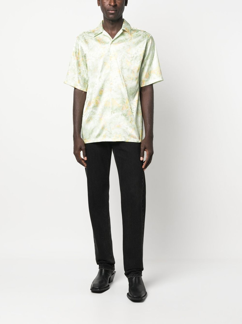 Martine Rose floral jacquard short-sleeve shirt outlook