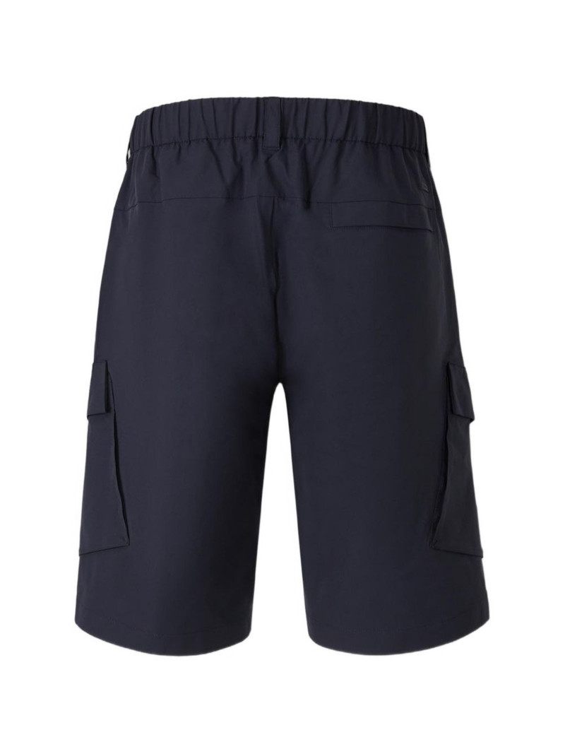 Herno pleat-detail cargo shorts outlook