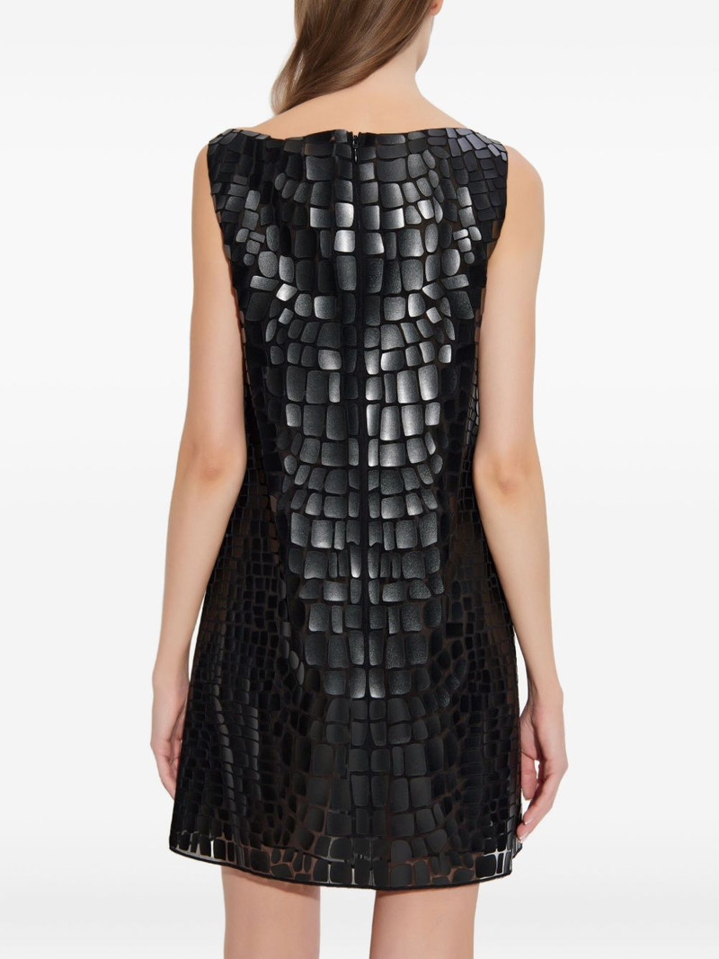 crocodile-effect mini dress 4