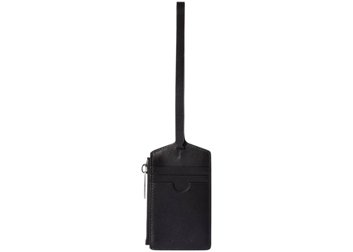 OFF-WHITE Zip Tie Zipped Card Case Black - 2