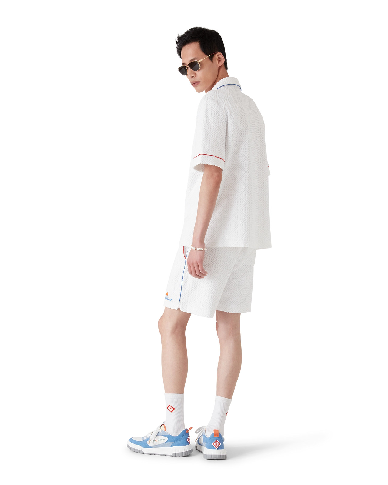 Monogram Towelling Short Sleeve Shirt | Casablanca Paris - 3
