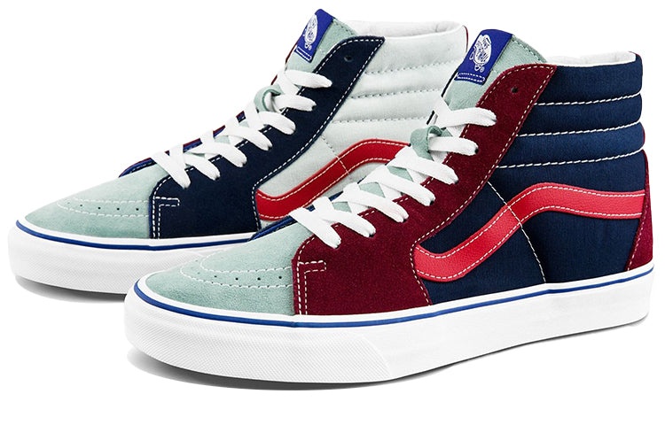 (WMNS) Vans SK8-HI (MIX & MATCH) MULTI 'Red Blue' VN0A4U3C2PJ - 2