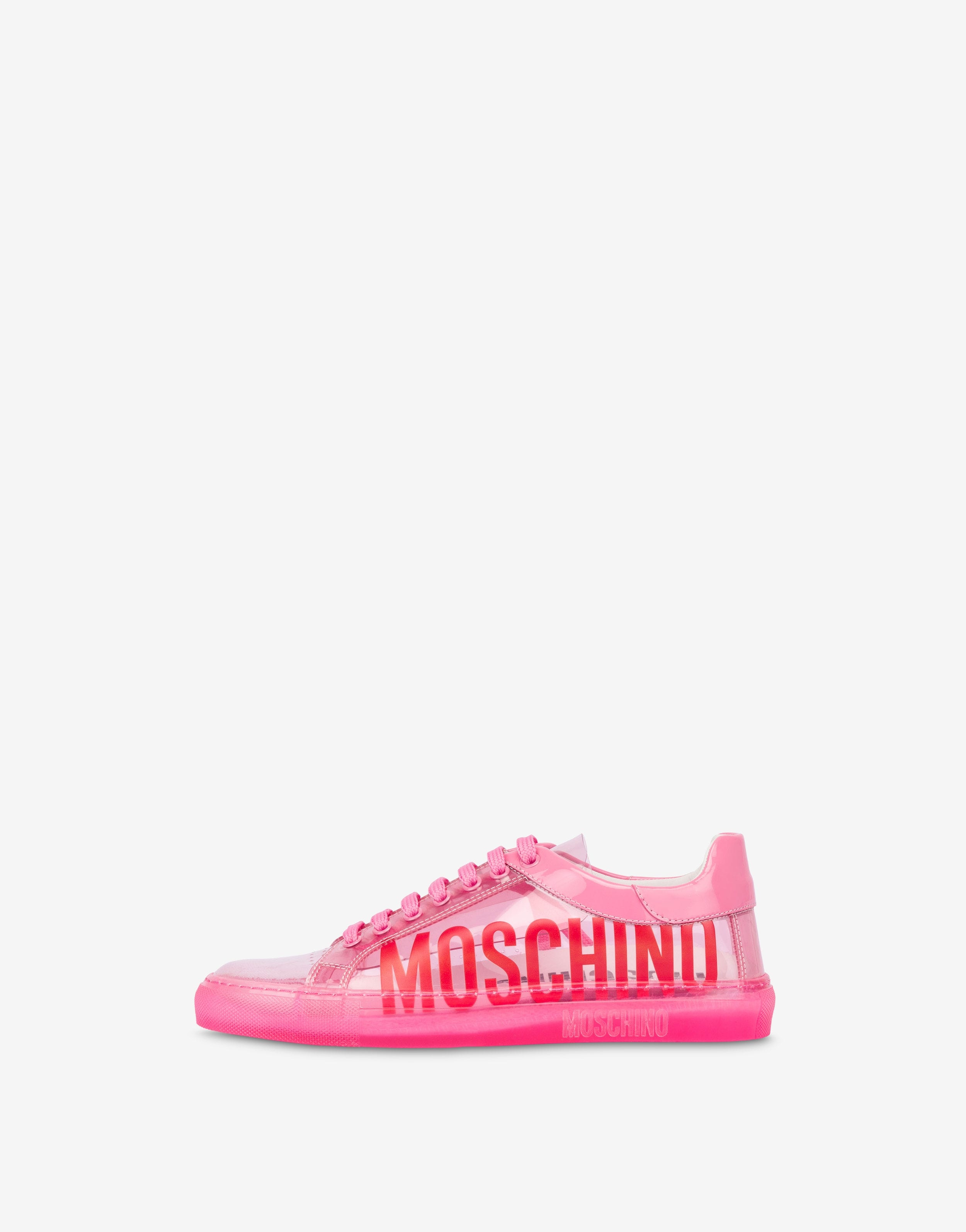 TRANSPARENT PVC SNEAKERS WITH LOGO - 2