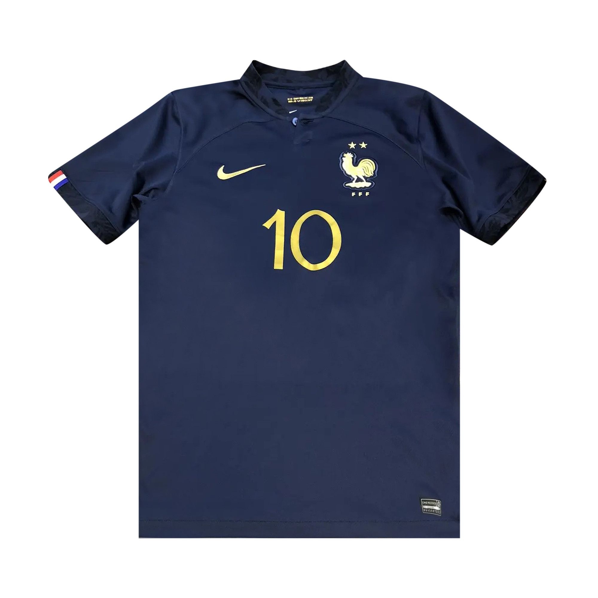 Nike France World Cup Home Shirt #10 Mbappe 'Blue' - 1