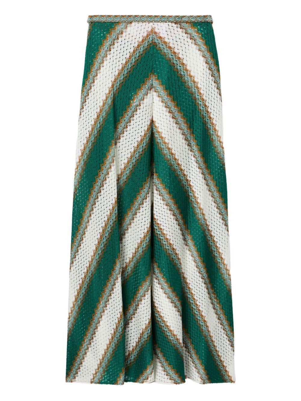 diagonal-stripe maxi skirt - 3