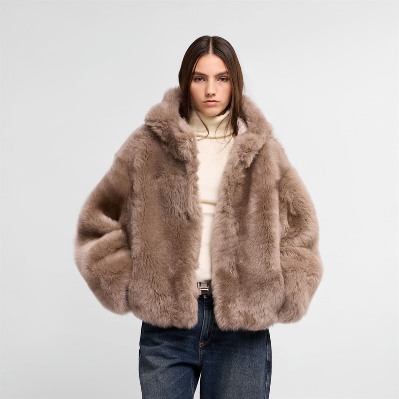 Jacket in shearling fur 5