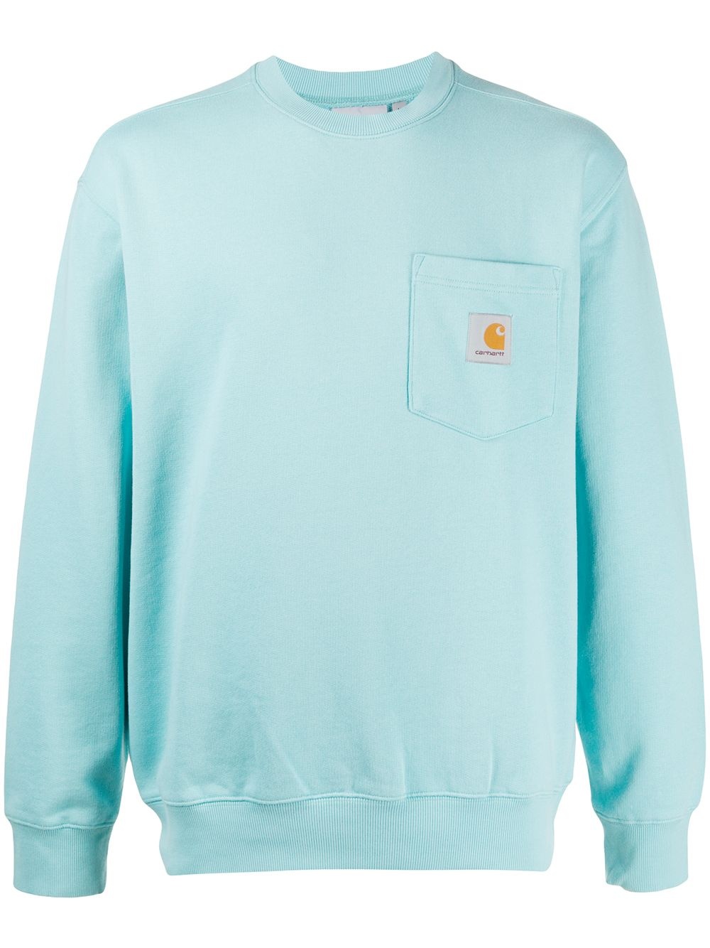 patch-pocket sweatshirt  - 1