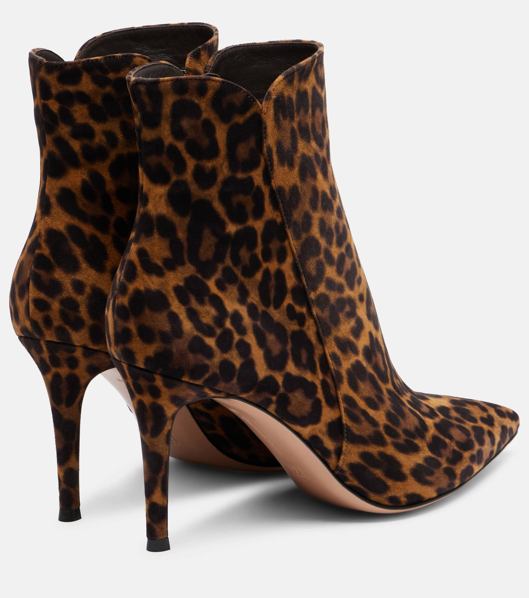 Levy 85 leopard-print suede ankle boots - 2